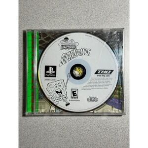 Sponge Bob Square Pants Super Sponge - PS1 Playstation Tested & Working